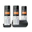 Gigaset COMFORT 500A Trio Analog/DECT telephone Caller ID Must, Silver