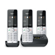 Gigaset COMFORT 500A Trio Analog/DECT telephone Caller ID Must, Silver