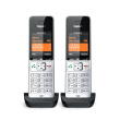 Gigaset COMFORT 500HX duo Analog/DECT telephone Caller ID Must, Silver
