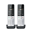 Gigaset COMFORT 500HX duo Analog/DECT telephone Caller ID Must, Silver