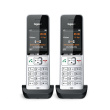 Gigaset COMFORT 500HX duo Analog/DECT telephone Caller ID Must, Silver
