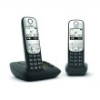 Gigaset A690A Duo Analog/DECT telephone Caller ID Black