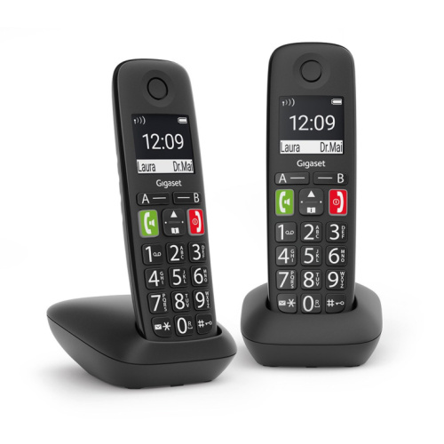 Gigaset E290 Duo Analog telephone handset Caller ID Must