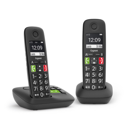 Gigaset E290A Duo Analog/DECT telephone Caller ID Must