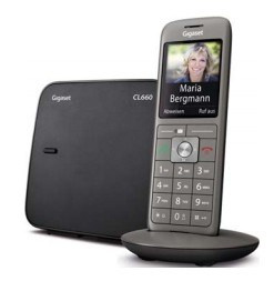 Gigaset CL 660 DECT telephone Anthracite, Must