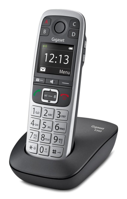Gigaset E560 telephone DECT telephone Caller ID Must, Silver