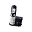 Panasonic | Cordless | KX-TG6811FXB | Built-in display | Caller ID | Черный | Conference call | Phonebook capacity 120 entries | Speakerphone | Wireless connection WLONONWCRCH58