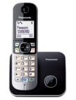 Panasonic | Cordless | KX-TG6811FXB | Built-in display | Caller ID | Черный | Conference call | Phonebook capacity 120 entries | Speakerphone | Wireless connection WLONONWCRCH58