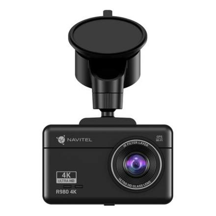 Navitel | Dashcam with Wi-Fi, GPS-informer, and digital speedometer | R980 4K | IPS display 3''; 854x480; Touchscreen | GPS (satellite) | Maps included