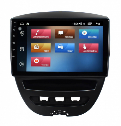 GPS navigation and radio for Citroen C1 2005-2014 on Android