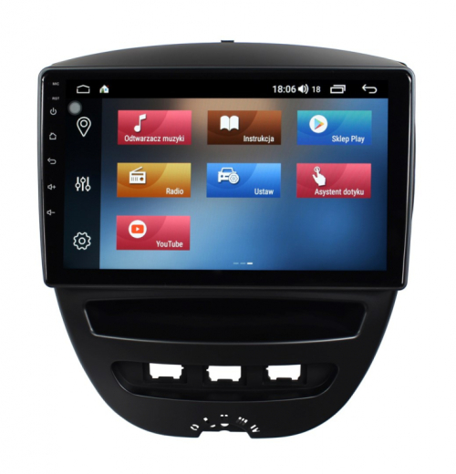 GPS navigation and radio for Citroen C1 2005-2014 on Android