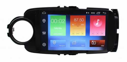 Radio navigation GPS for Toyota Yaris III 2011-2019 Android