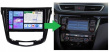 RADIO GPS NAVIGATION NISSAN QASHQAI X-TRAIL 2014+ ANDROID