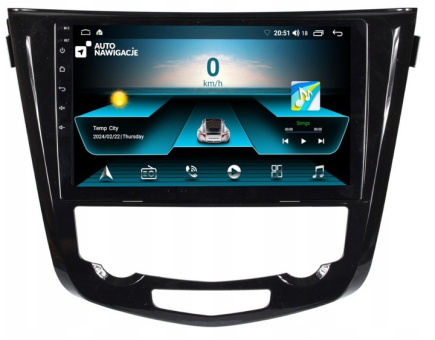 RADIO NAVIGATION GPS NISSAN QASHQAI X-TRAIL 2014+ ANDROID automatic climate control