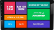 RADIO GPS DODGE CALIBER 2006-11 ANDROID WLONONWCRDXAK