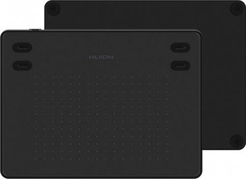 HUION RTE-100-BK graphic tablet Black 5080 lpi 121.9 x 76.2 mm