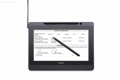 WACOM Stift-Display Unterschriftenpad 10,1