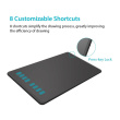 HUION H950P graphic tablet 5080 lpi 220 x 137 mm USB Must