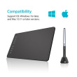 HUION H950P graphic tablet 5080 lpi 220 x 137 mm USB Must