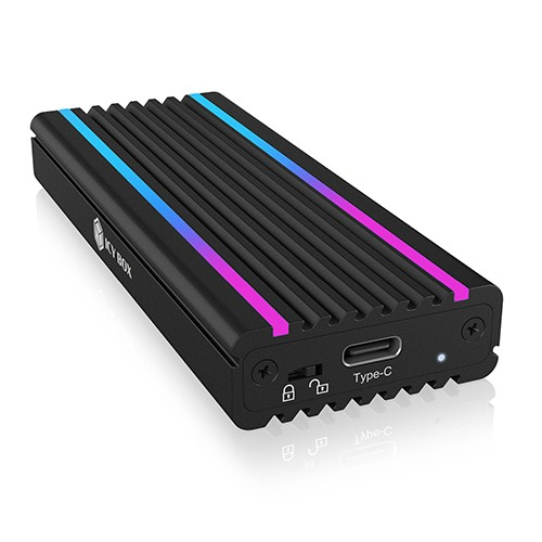 IcyBox ICY BOX IB-1824ML-C31 M.2 NVMe case with RGB