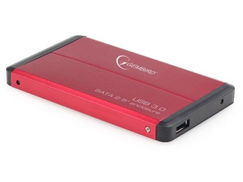 Gembird External HDD Enclosure 2.5'' USB 3.0 Red