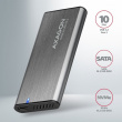 AXAGON ALU box EEM2-SG2 USB-C 3.2 Gen 2 - M.2 NVMe / SATA SSD 30-80mm