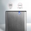 AXAGON ALU box EEM2-SG2 USB-C 3.2 Gen 2 - M.2 NVMe / SATA SSD 30-80mm