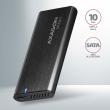 AXAGON ALU box EEM2-SBC USB-C 3.2 Gen 2 - M.2 SATA SSD 30-80mm