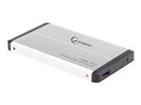 GEMBIRD EE2-U3S-2-S HDD/SSD enclosure Gembird for 2.5 SATA - USB 3.0, Aluminium, Silver