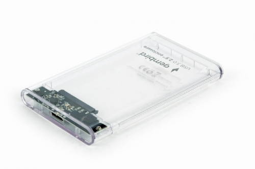 Gembird External casing 2.5 USB 3.0 transparent
