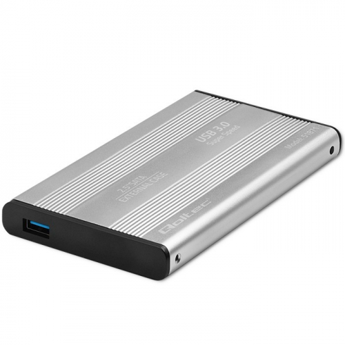 Qoltec Hard drive case HDD SSD 2.5inch SATA3,USB3.0