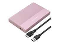 QOLTEC 52279 Enclosure / SSD HDD 2.5 drive / SATA / USB 3.0 / Super speed 5Gb/s / 2TB / Pink