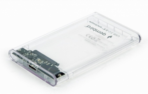 Gembird EE2-U3S9-6 storage drive enclosure HDD enclosure Transparent 2.5