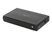 GEMBIRD EE3-U3S-3 HDD external enclosure Gembird for 3.5 SATA - USB 3.0, Aluminium, Black