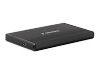 GEMBIRD EE2-U3S-3 Gembird HDD/SSD enclosure for 2.5 SATA - USB 3.0, brushed aluminium, Black