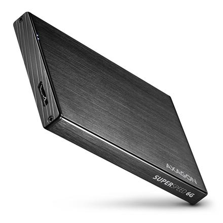 AXAGON | A compact aluminum USB 3.2 Gen 1 - SATA 6G external box designed for 2.5