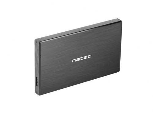 NATEC RHINO GO enclosure USB 3.0 for 2.5'' SATA HDD/SSD, black Aluminum