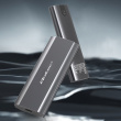 Qoltec Enclosure for drive M.2 SSD, SATA, NVMe, USB C
