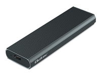 QOLTEC 52630 Enclosure M.2 SSD drive NVMe PCIe USB 3.1 Super speed 10Gb s 4TB Graphite