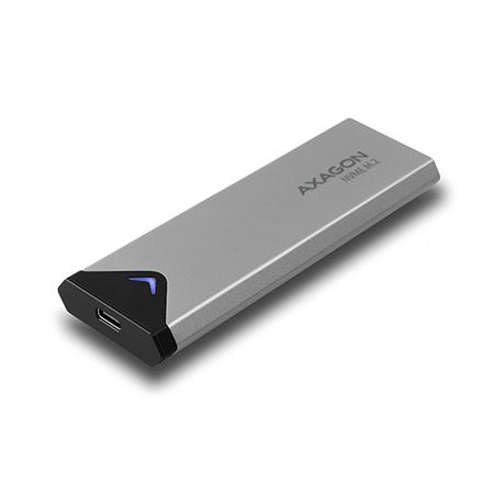 AXAGON External SuperSpeed+ USB-C metal box for M.2 NVMe SSD disks having sizes of up 42 to 80 mm EEM2-UG2