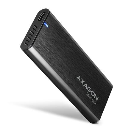 AXAGON External USB-C 3.2 Gen 2 metal box for M.2 SATA SSD disks EEM2-SBC