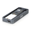 Digitus USB M.2 hard disk enclosure, SSD, external, NVMe, 20Gbps, USB 3.2 Gen2x2 | DA-71157 DA-71157