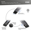 DIGITUS - Storage enclosure - 10 Gbps (NVMe), 6 Gbps (SATA), external, aluminium, tool-free - M.2 - M.2 NVMe Card / PCIe (NVMe) - USB-C 3.1 (Gen 2) 