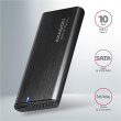 AXAGON External USB-C 3.2 Gen 2 metal box for M.2 NVMe & SATA SSD disks | EEM2-SB2 EEM2-SB2