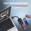 AXAGON Adapter Gen 2 M.2 NVMe/SATA SSD AMD2-AM USB-A