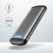 AXAGON Screwless RIBBED box EEM2-SA USB micro-B 3.2 Gen 1 - M.2 SATA SSD 30-80mm