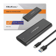 Qoltec Enclosure for M2 SSD, NVME, USB type C