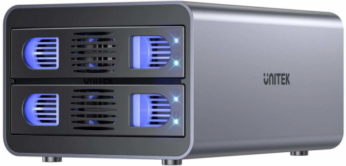 Unitek RAID Enclosure for SATA Drive 2.5''/3.5'' 4 Modes 40TB USB C 10Gb/s