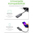 ICY BOX IB-1817M-C31 Externes USB-C 3.1 Gehäuse für M.2 NVMe SSD Aluminium