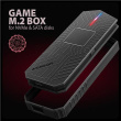 AXAGON USB-C 10Gbps - M.2 NVMe and SATA SSD GAME M.2 box | EEM2-GAM EEM2-GAM